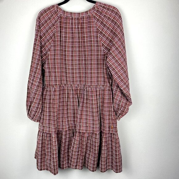 Madewell Seersucker Wrap Mini Dress NWT L - Picture 12 of 12